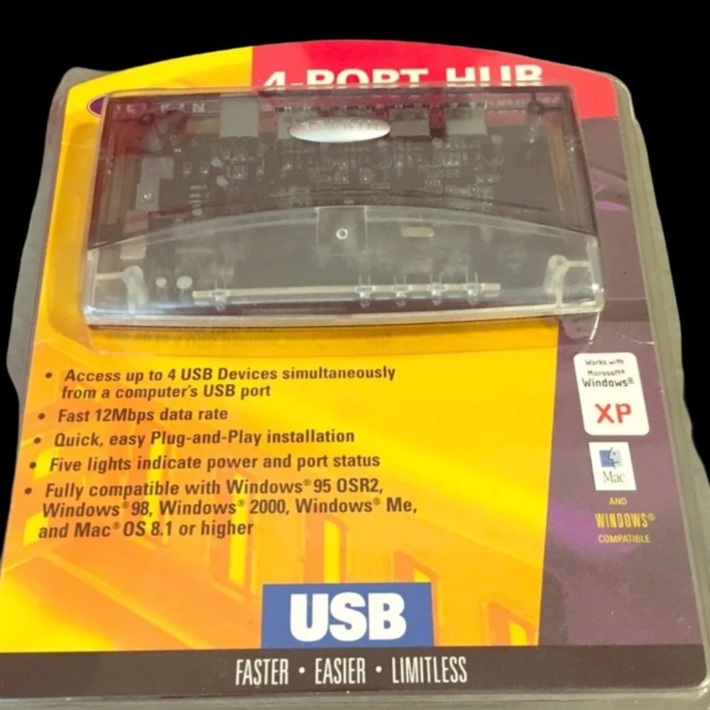 - NIP - usb 4 port hub for computers